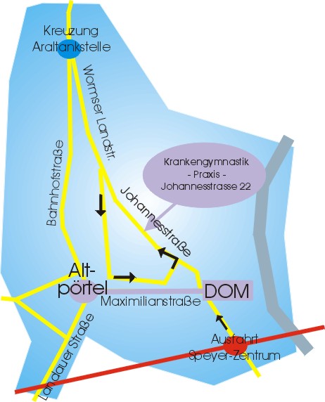 Stadtsplan Speyer